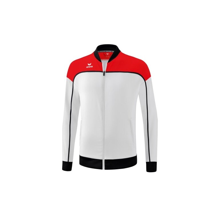 Erima Presentation Jacket Change (100% recycled Polyester, elastic functional material) white/red/black Boys