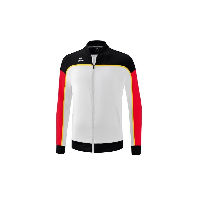 Erima Presentation Jacket Change (100% recycled Polyester, elastic functional material) white/black/red Boys