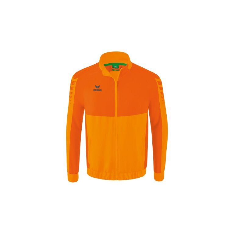 Erima Presentation Jacket Six Wings (100% Polyester, Stand-up Collar, without Lining) orange Boys