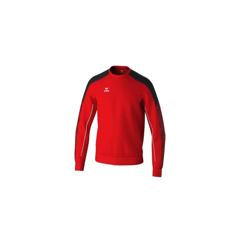 Erima Pullover Evo Star Sweatshirt (high wearing comfort) red/black Children