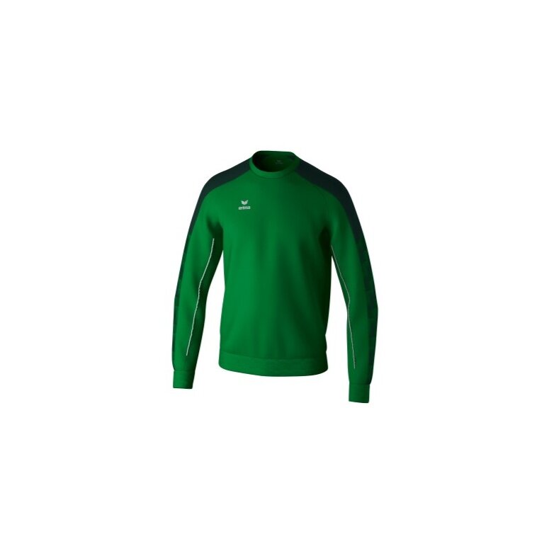 Erima Pullover Evo Star Sweatshirt (high wearing comfort) emerald green/pine Kids