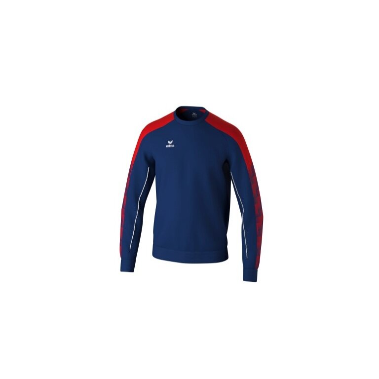 Erima Pullover Evo Star Sweatshirt (high wearing comfort) navy blue/red Kids