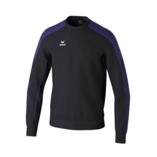 Erima Pullover Evo Star Sweatshirt (high wearing comfort) black/purple Men