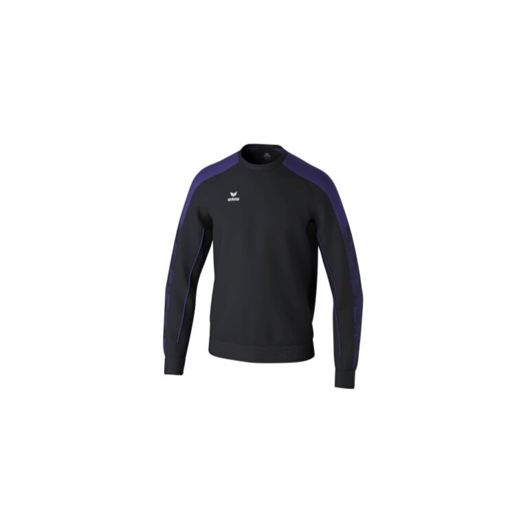Erima Pullover Evo Star Sweatshirt (high wearing comfort) black/purple Men