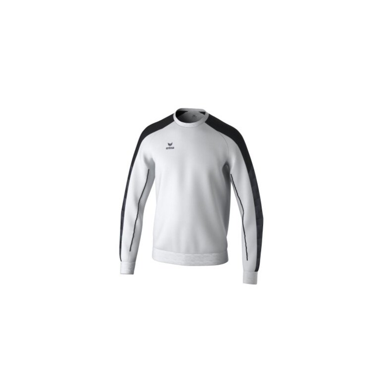 Erima Pullover Evo Star Sweatshirt (high wearing comfort) white/black Kids
