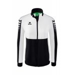 Erima Presentation Jacket Six Wings (100% Polyester, Stand-up Collar, tailored cut) black/white Women