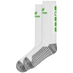 Erima Sportsocke Classic 5-Cubes Long white/green - 1 Pair