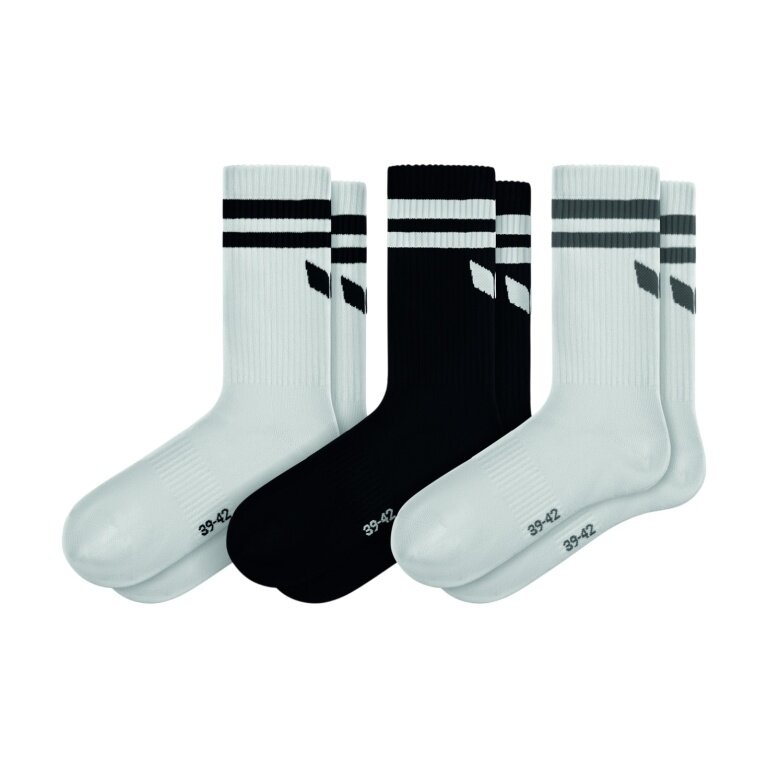 Erima Sports Socks Wings (Cotton) assorted grey/black/white - 3 pairs