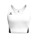 Erima Sports Bra T&F Wings (Racerback, moisture-wicking) white/black ladies