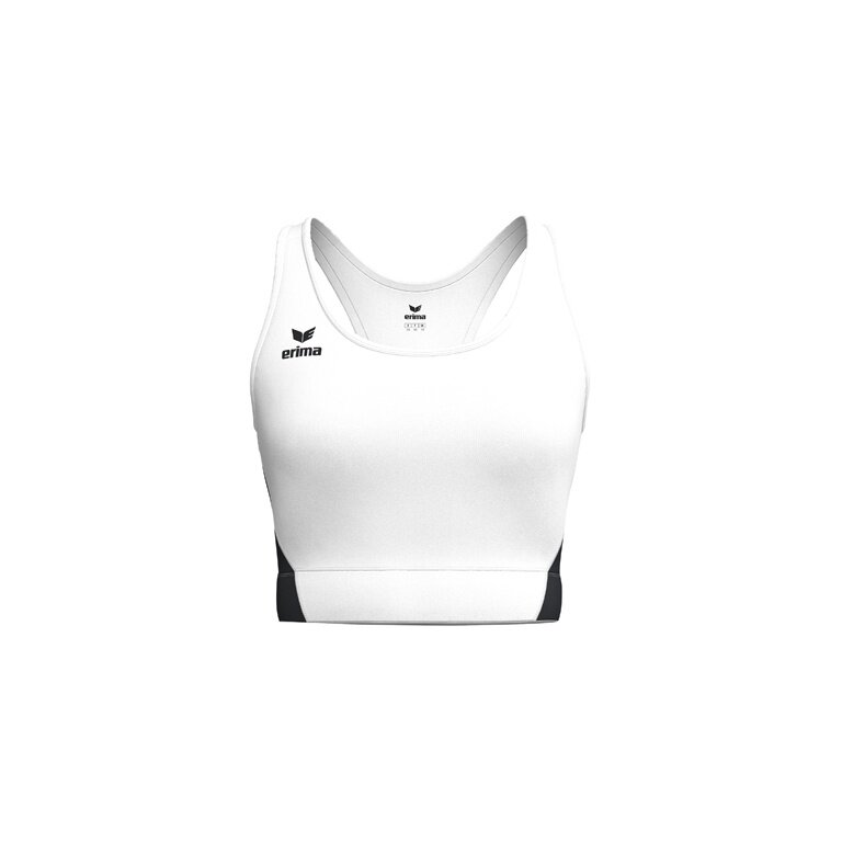 Erima Sports Bra T&F Wings (Racerback, moisture-wicking) white/black ladies