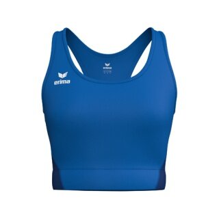 Erima Sports Bra T&F Wings (Racerback, moisture-wicking) royal blue ladies