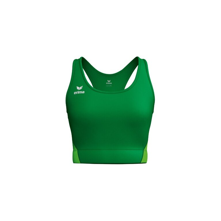 Erima Sports Bra T&F Wings (Racerback, moisture-wicking) green ladies