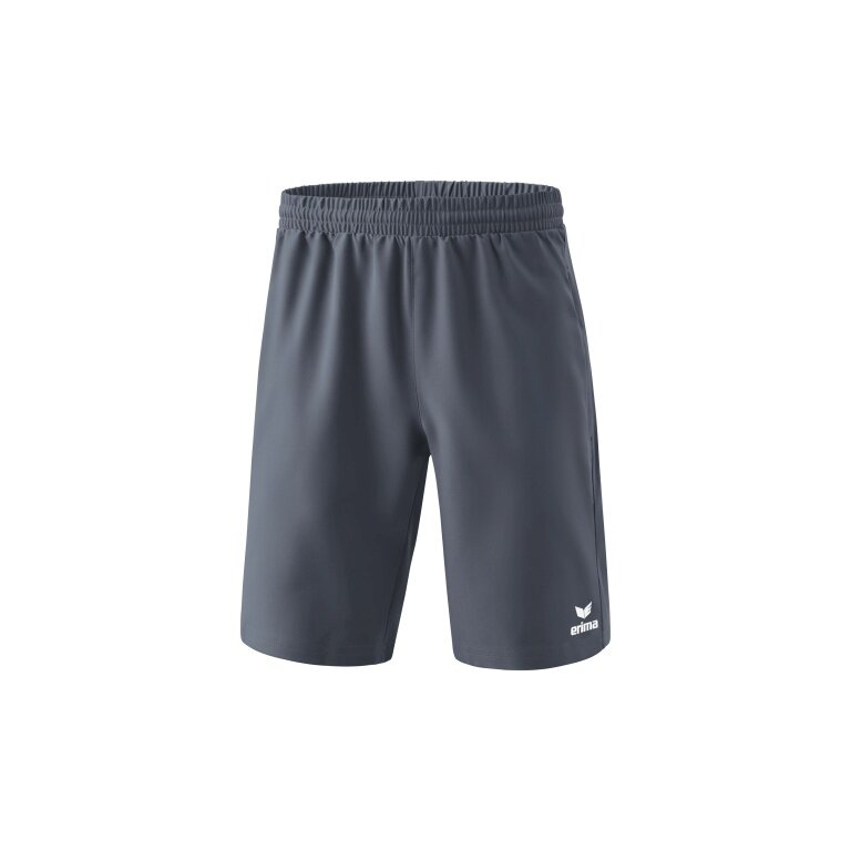 Erima Sport Pants Change Shorts (with inner shorts, stretch inserts) short grey Men