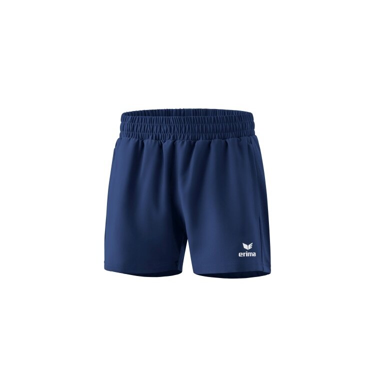 Erima Sport Pants Change Shorts (with inner shorts, stretch inserts) short navy blue Women