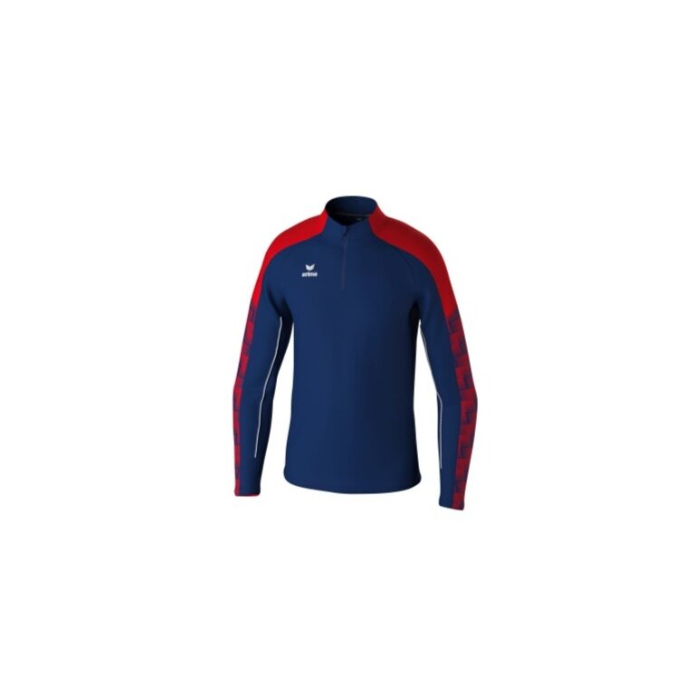 Erima Sport Long Sleeve Shirt Evo Star Training Top (100% recycled Polyester) navy blue/red Men