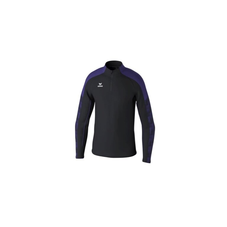 Erima Sport Long Sleeve Shirt Evo Star Training Top (100% recycled Polyester) black/purple Men