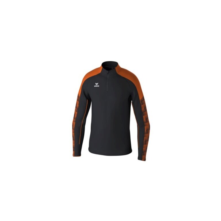 Erima Sport Long Sleeve Shirt Evo Star Training Top (100% recycled Polyester) black/orange Kids