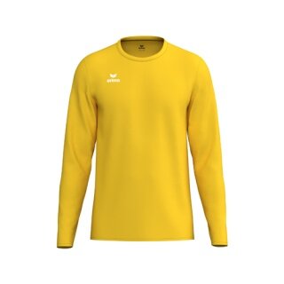 Erima Sport Long Sleeve Shirt Intro Function (light, soft, moisture-wicking) yellow men's