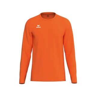 Erima Sport Long Sleeve Shirt Intro Function (light, soft, moisture-wicking) orange men's