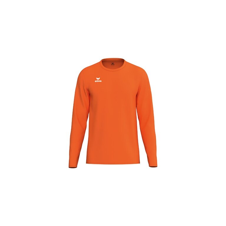 Erima Sport Long Sleeve Shirt Intro Function (light, soft, moisture-wicking) orange men's