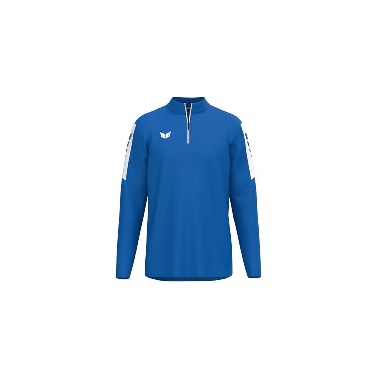 Erima Sport Long Sleeve Shirt Intro Training Top (Half-Zip, durable functional material) royal blue Men's