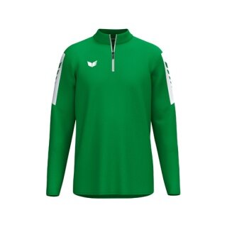 Erima Sport Long Sleeve Shirt Intro Training Top (Half-Zip, durable functional material) green boys