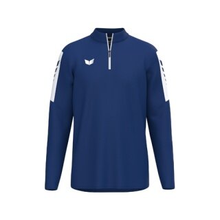 Erima Sport Long Sleeve Shirt Intro Training Top (Half-Zip, durable functional material) navy blue men's