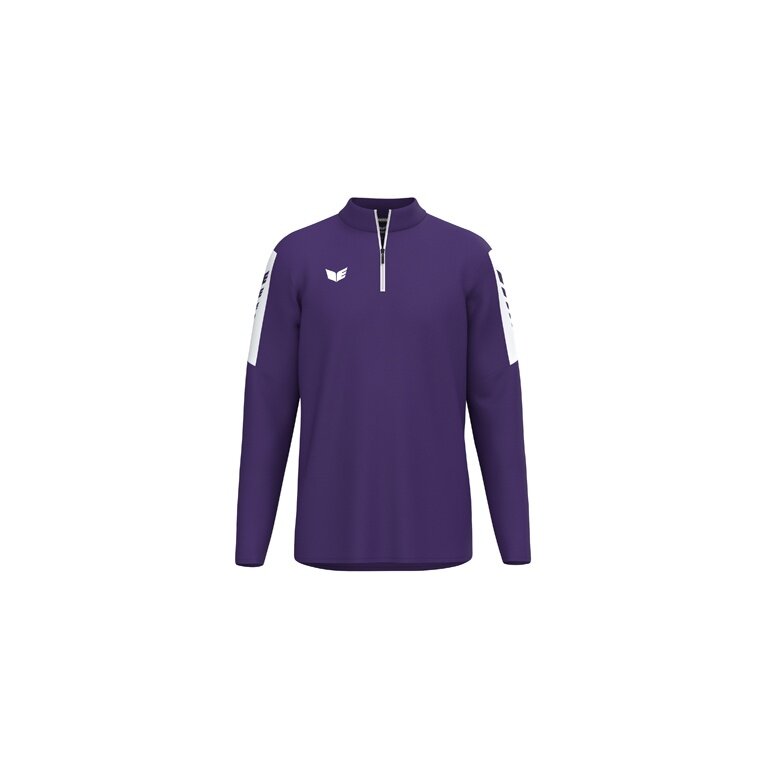 Erima Sport Long Sleeve Shirt Intro Training Top (Half-Zip, durable functional material) violet Men's