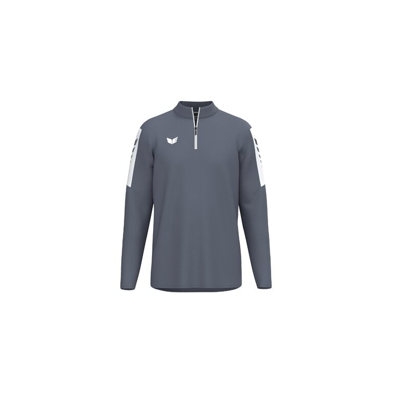 Erima Sport Long Sleeve Shirt Intro Training Top (Half-Zip, durable functional material) grey boys
