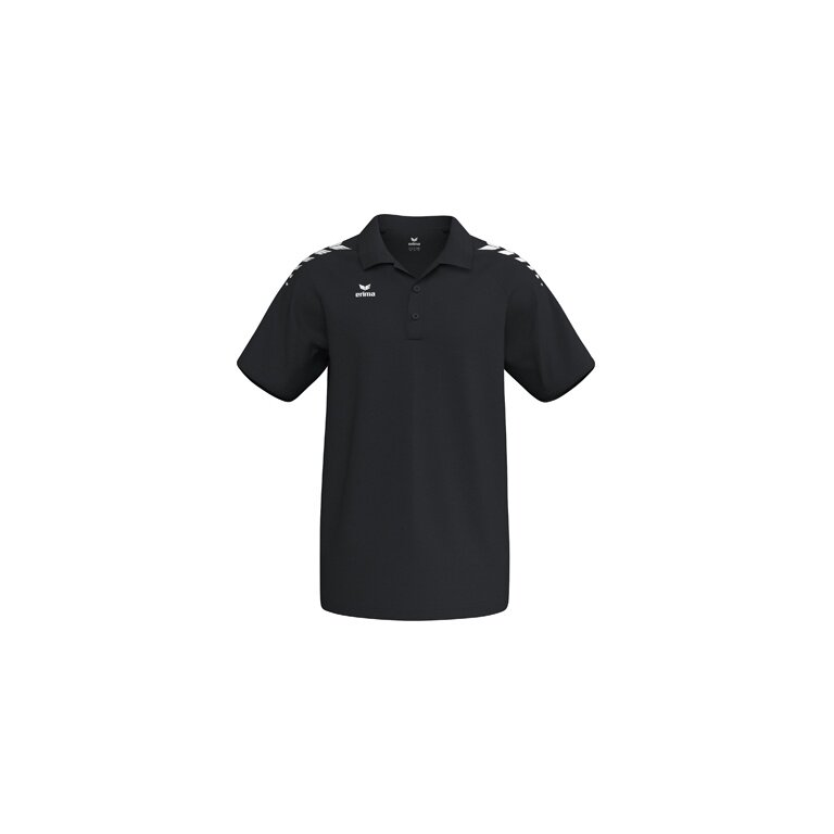 Erima Sport Polo CMPT Wings (cotton blend, comfortable fit) black/white men's