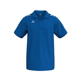 Erima Sport Polo CMPT Wings (cotton blend, comfortable fit) royal blue/white men's