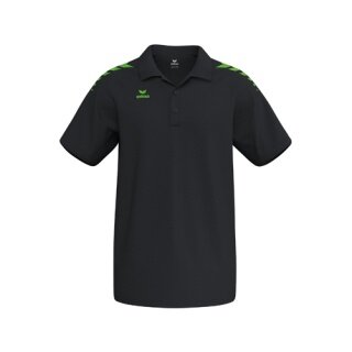 Erima Sport Polo CMPT Wings (cotton blend, comfortable fit) black/green men's