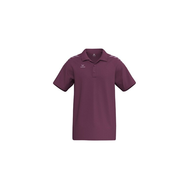 Erima Sport Polo CMPT Wings (cotton blend, comfortable fit) burgundy men's