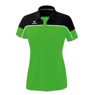 Erima Sport Polo Change (100% recycled Polyester, quick-drying functional material) green/black Women