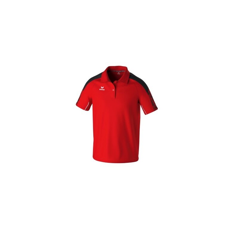 Erima Sport Polo Evo Star (100% recycled Polyester) red/black Men's