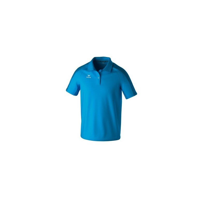 Erima Sport Polo Evo Star (100% recycled Polyester) curacao blue Men's