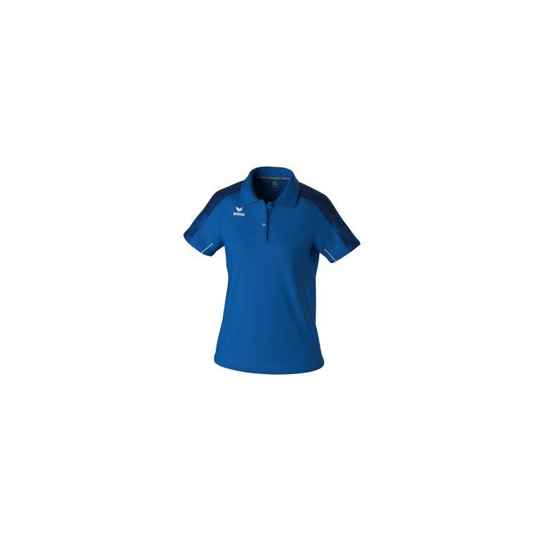 Erima Sport Polo Evo Star (100% recycled Polyester) royal blue/navy blue Ladies