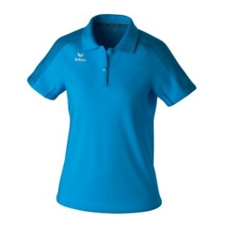 Erima Sport Polo Evo Star (100% recycled Polyester) curacao blue Ladies