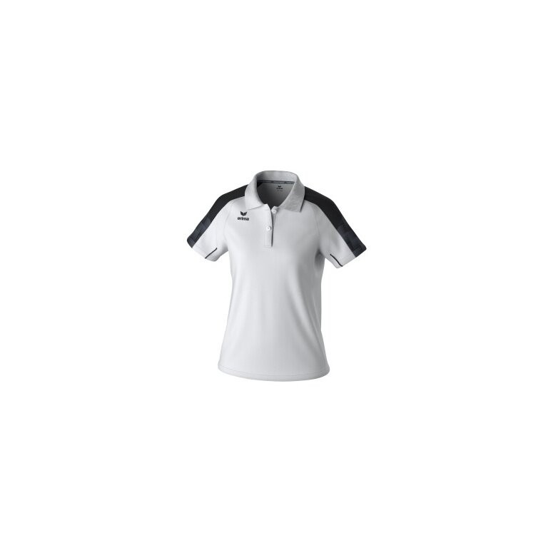 Erima Sport Polo Evo Star (100% recycled Polyester) white/black ladies