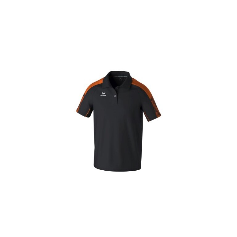 Erima Sport Polo Evo Star (100% recycled Polyester) black/orange Men