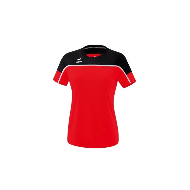 Erima Sport-Shirt Change (100% rec. Polyester, lightweight, quick-drying) red/black Women