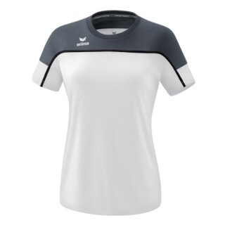 Erima Sport-Shirt Change (100% recycled Polyester, light, quick-drying) white/dark grey Women
