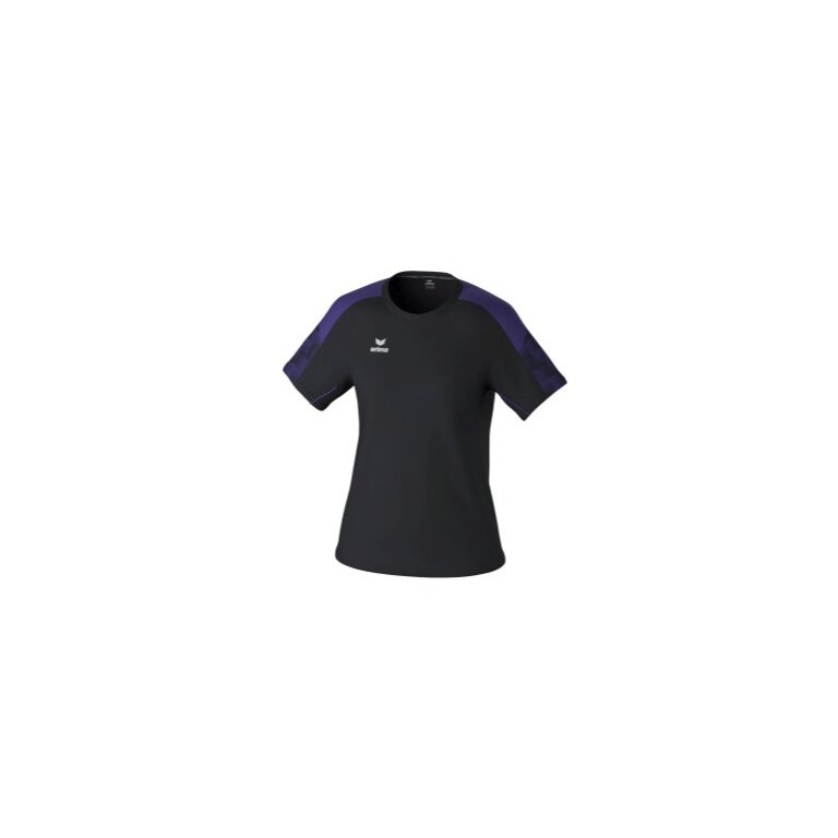 Erima Sport Shirt Evo Star (100% recycled polyester, lightweight) black/purple Ladies