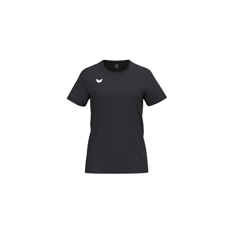 Erima Sport Shirt Intro Function (100% recycled polyester, lightweight, quick-drying) black ladies