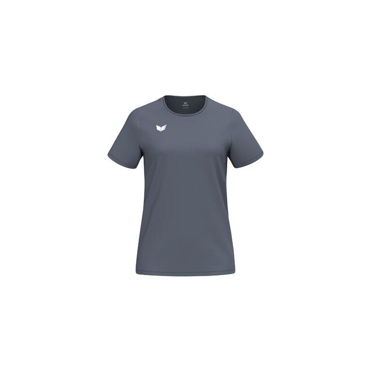 Erima Sport Shirt Intro Function (100% recycled polyester, lightweight, quick-drying) dark grey ladies