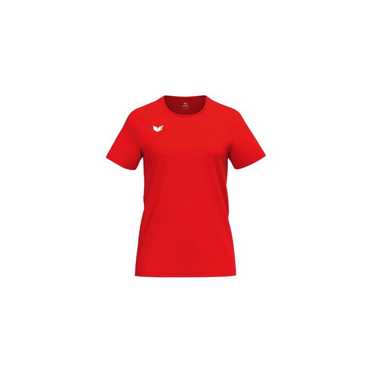 Erima Sport Shirt Intro Function (100% recycled polyester, lightweight, quick-drying) red ladies