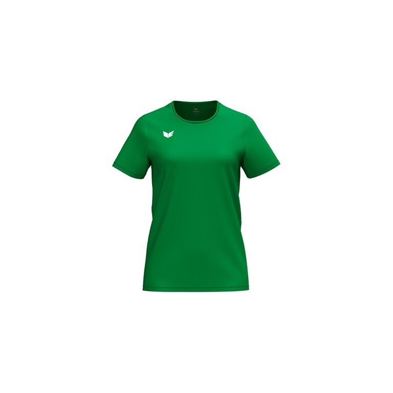 Erima Sport Shirt Intro Function (100% recycled polyester, lightweight, quick-drying) emerald green ladies