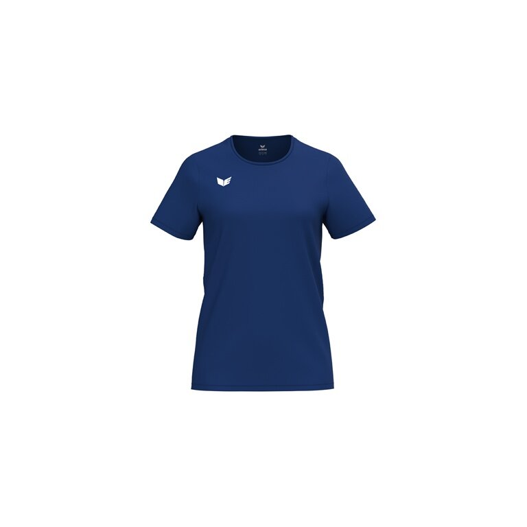 Erima Sport Shirt Intro Function (100% recycled polyester, lightweight, quick-drying) navy blue ladies