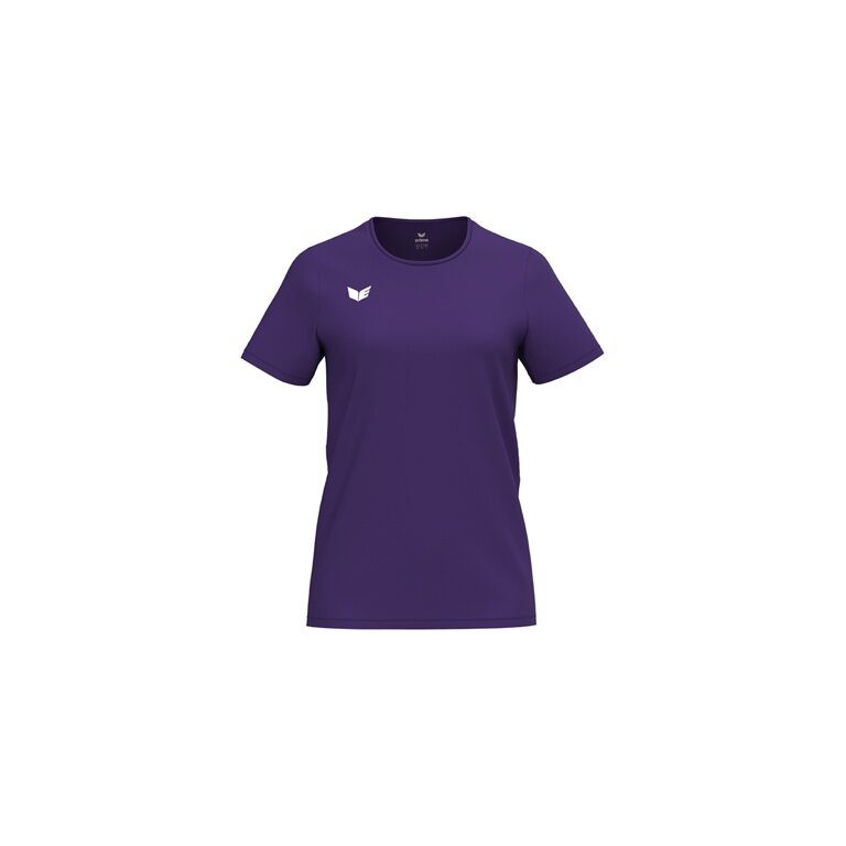 Erima Sport Shirt Intro Function (100% recycled polyester, lightweight, quick-drying) purple ladies