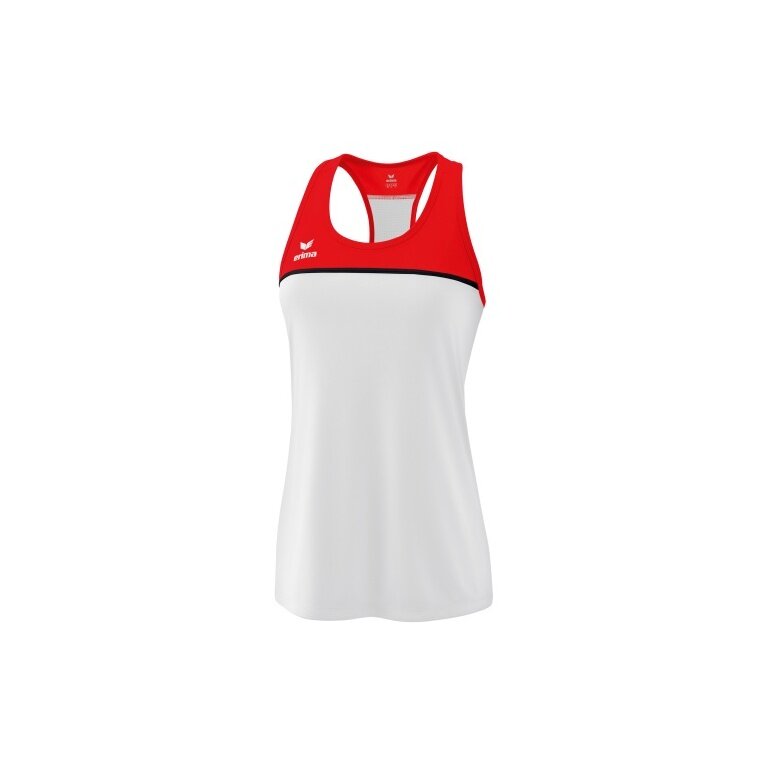Erima Sport Tank Top Change (100% recycled Polyester) white/red Women